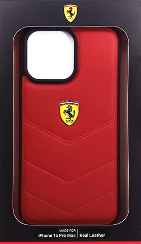フェラーリ iPhone15 Pro Max用 本革 背面ケース | 株式会社エアー