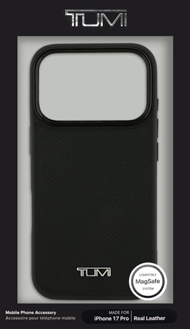 TUMI iPhone17 Pro用 本革 背面ケース | 株式会社エアージェイ