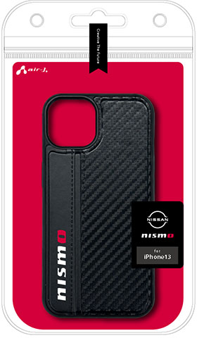 nismo GT-R iPhone15 Pro用 アルカンターラ カーボン調 手帳型ケース