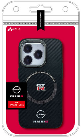 Z nismo iPhone15 Pro用 磁気ワイヤレス充電対応 スリムカーボン背面