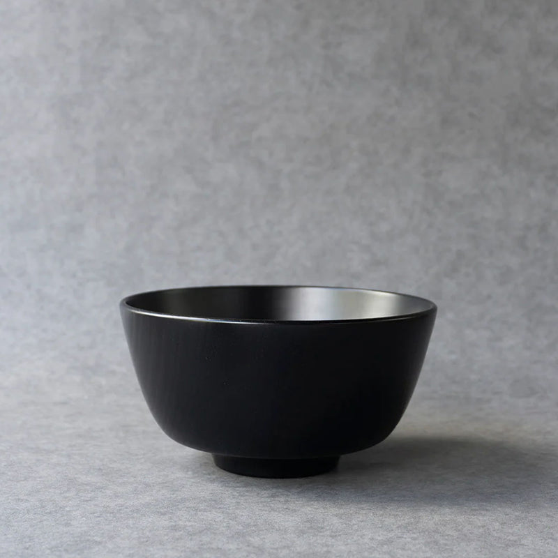 喜八工房 欅 麺丼鉢 黒 – 雨晴/AMAHARE