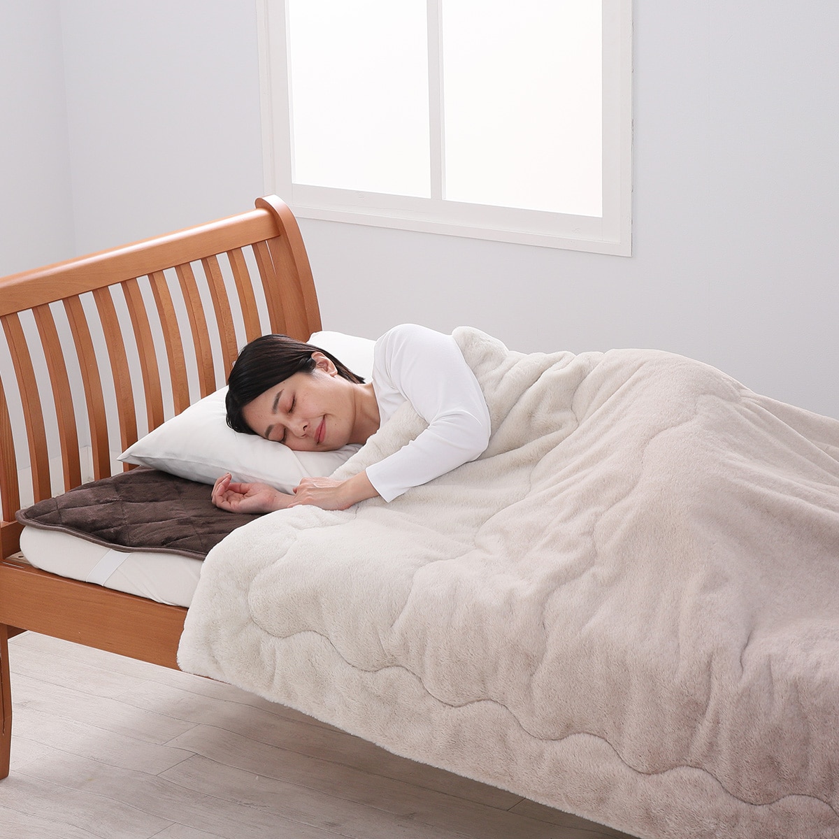 nishikawa 速暖寝具セット ホッとねる/ダブルサイズ | ABCミッケ