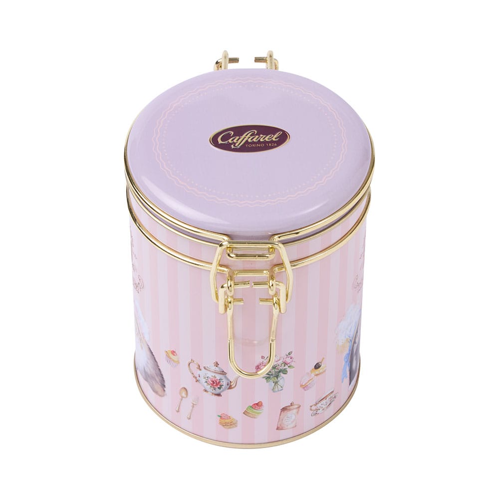 ねこのティータイムキャニスター缶 6種12粒: スイーツ・洋菓子