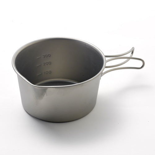 調理しやすいチタン素材のロッキーカップ【ランドネ・オリジナル