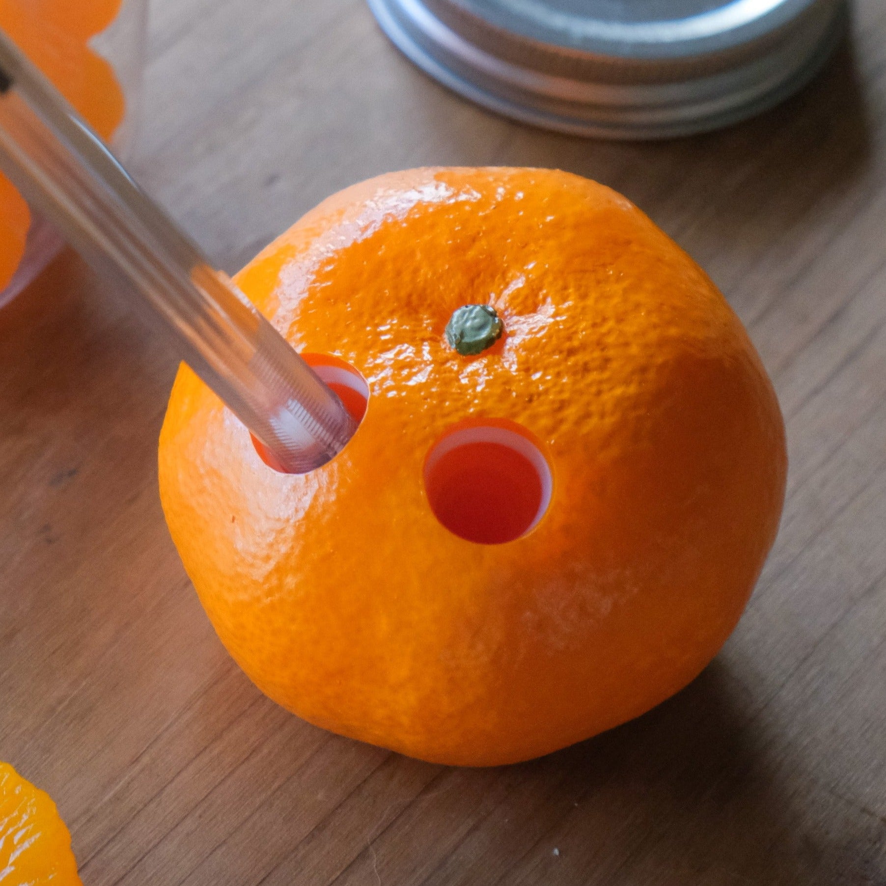 元祖食品サンプル屋「みかんのペン立て」