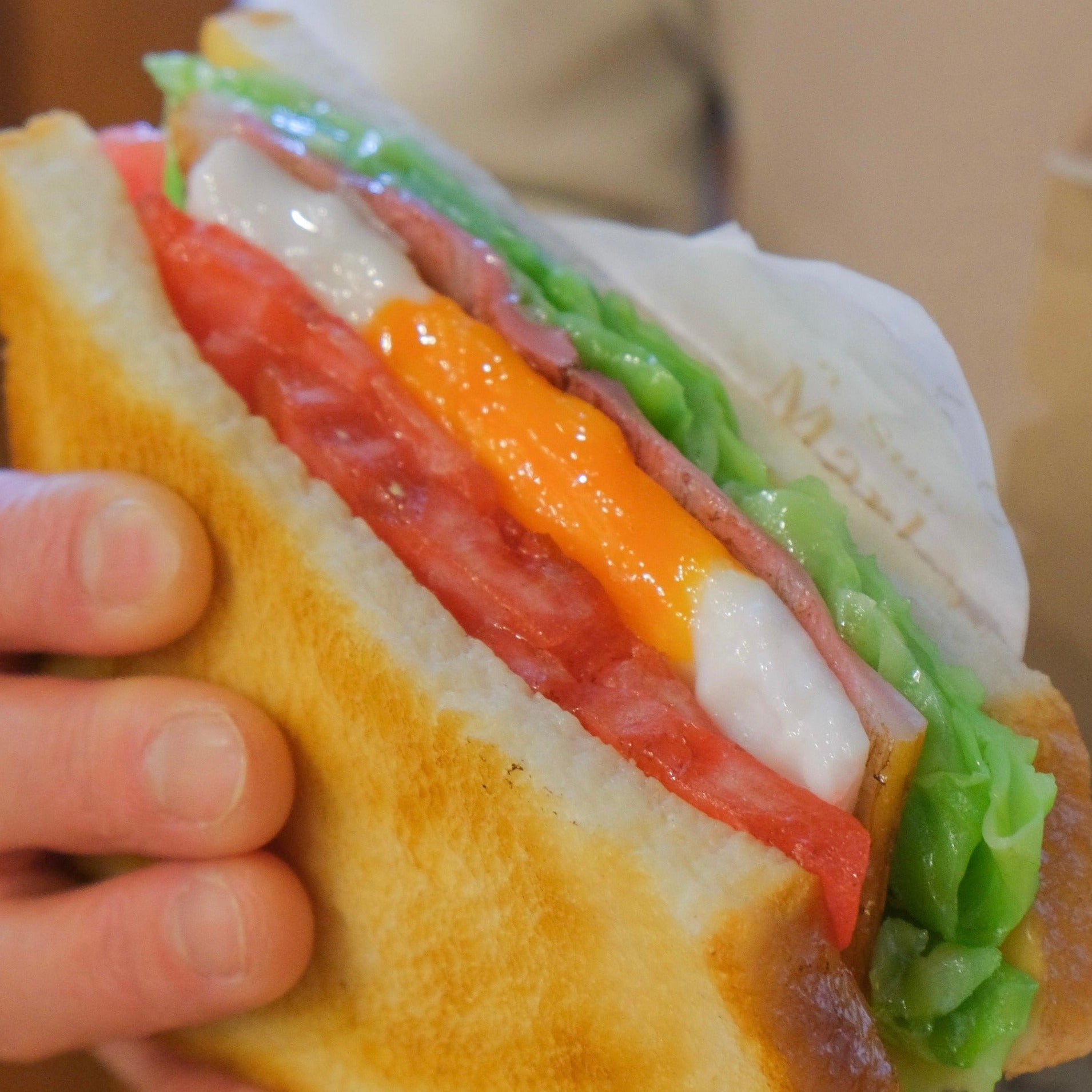 元祖食品サンプル屋「ホットサンド」