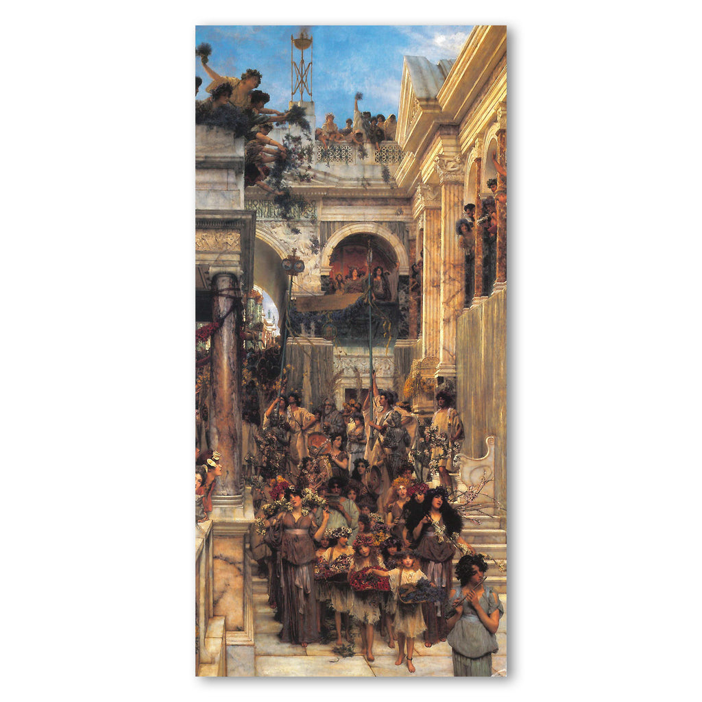 Alma-Tadema - Spring - Panoramic Postcard - Getty Museum Store