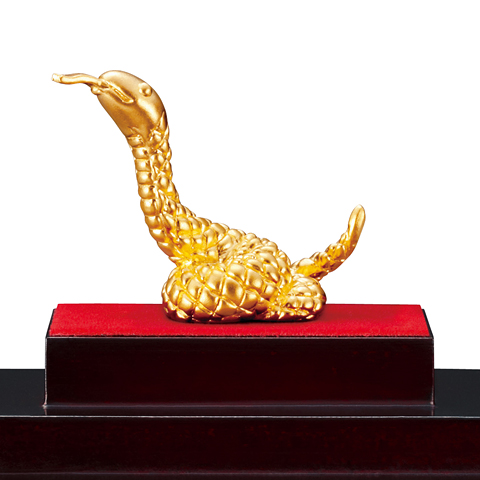 純金置物 十二支 「巳」 ＜大淵光則原型作＞ | 高品質 金・プラチナ