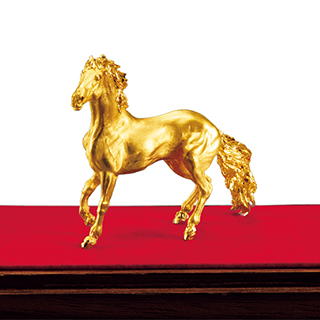 純金置物 「馬」 | 高品質 金・プラチナ