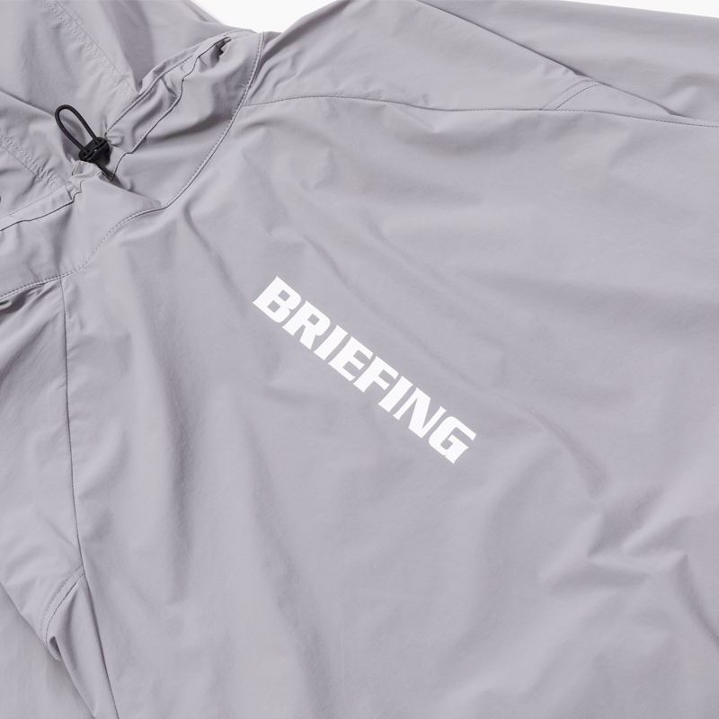 GO/LOOK!（ゴルック）｜BRIEFING MENS POCKETABLE WIND ANORAK グレー