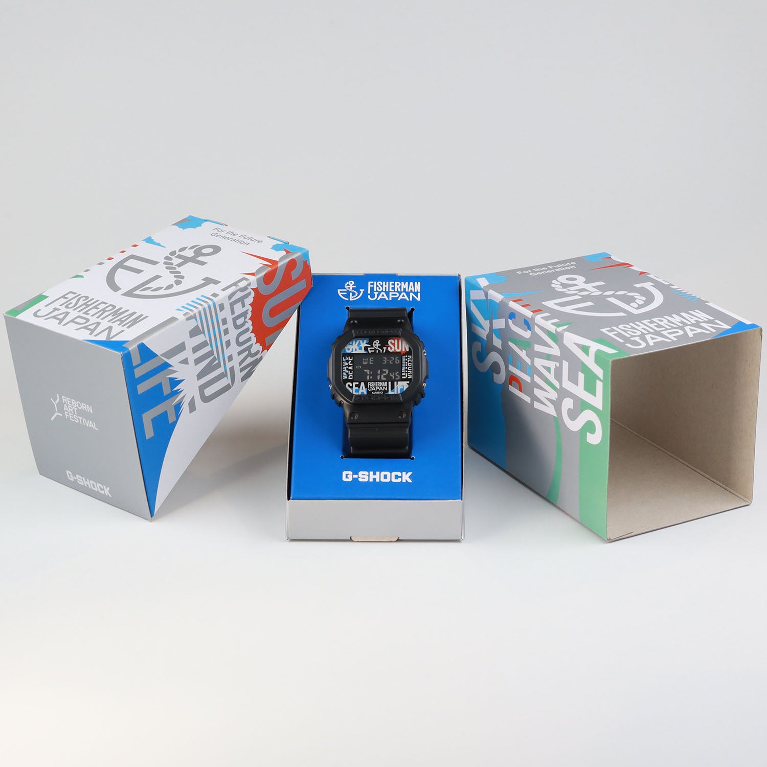 Gショック】Reborn Art Festival × FISHERMAN JAPANコラボレーション