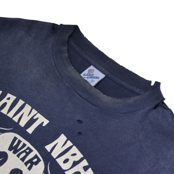 SAINT MICHAEL×NEIGHBORHOOD 2025SS SS TEE SAINT NBHD USED加工