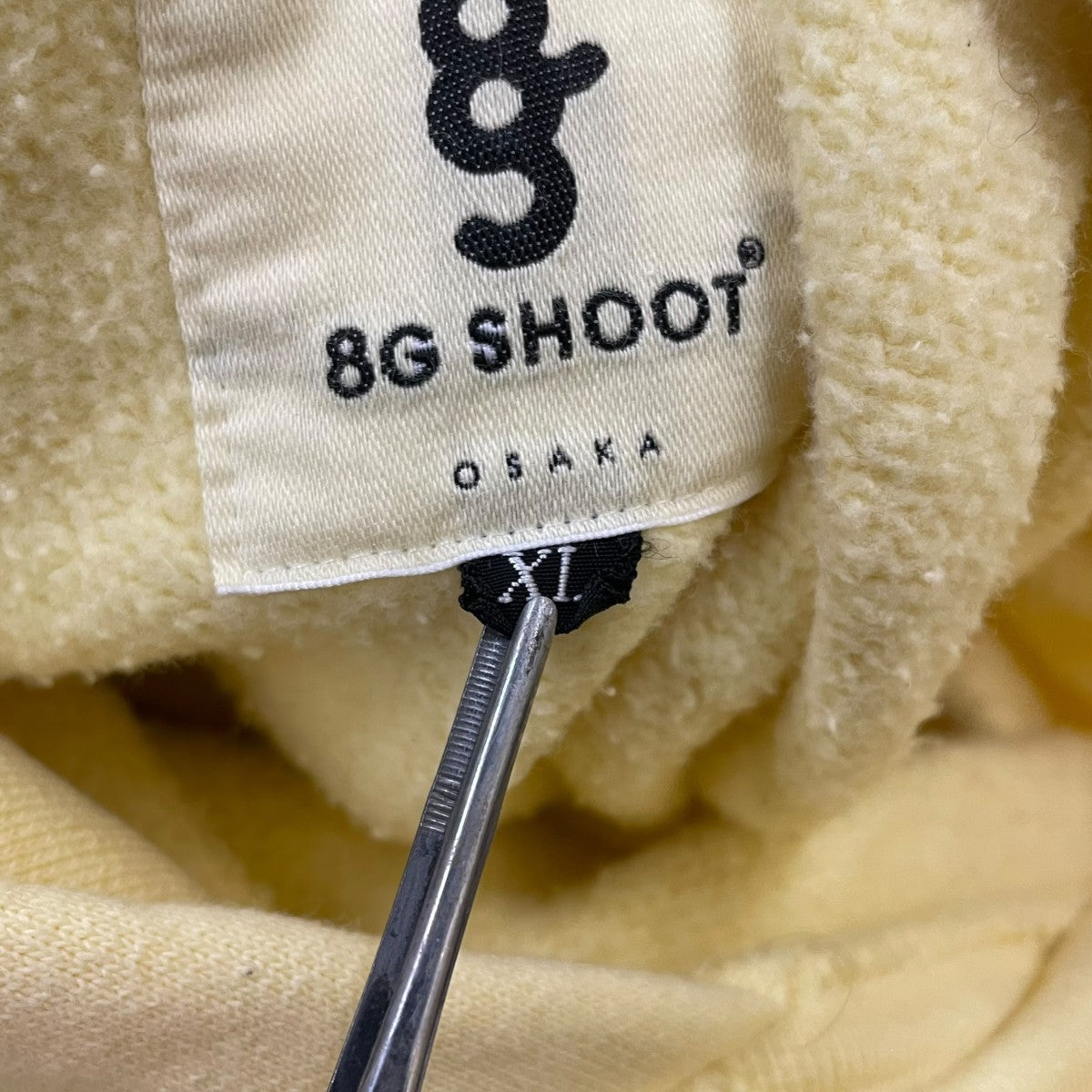 8G SHOOT(エイジシュート) golf PRINT SWEAT HOODIEロゴプリント