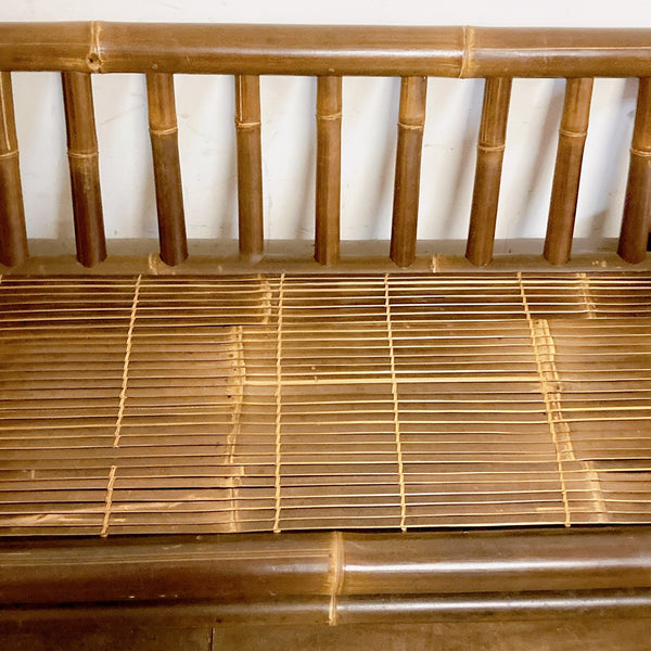 バンブーベンチ 2人掛け 竹製 ハワイアン カフェ ヴィンテージ – L.A.