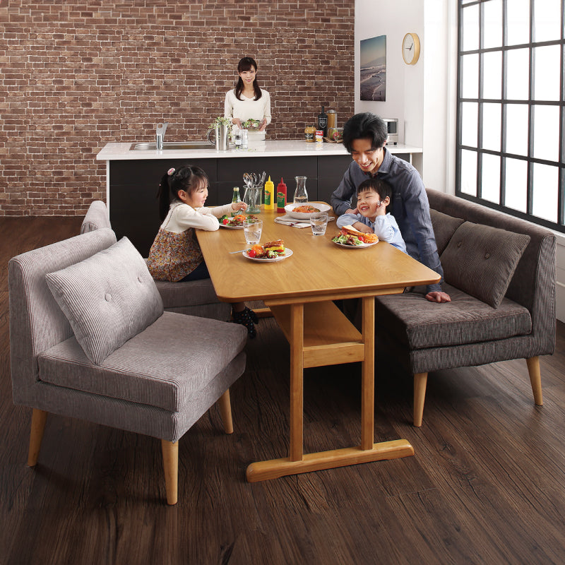 ファミリー向け 棚付き ソファダイニングセット Colta コルタ