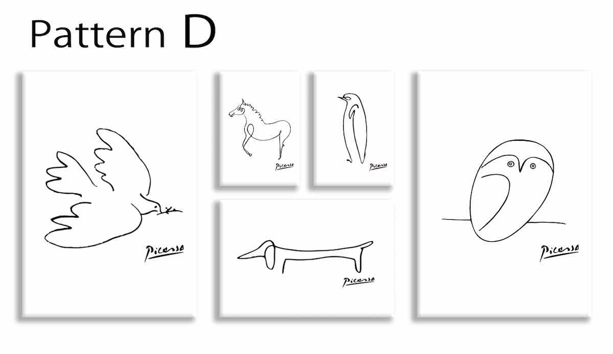 楽天市場】【スーパーSALE10％OFF】キャンバスパネル ピカソ 3枚セット