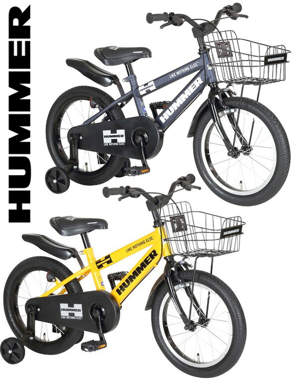 楽天市場】HUMMER ハマー 補助輪付き子供用16インチ自転車BMXスタイル