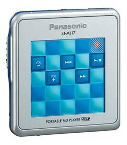 楽天市場】【中古】 パナソニック ポータブルMDプレーヤー ブルー SJ