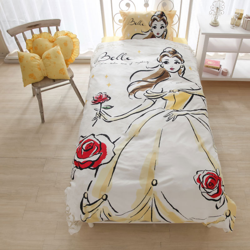 楽天市場】美女と野獣 ベル カバー3点セット 布団カバー シーツ ピロー