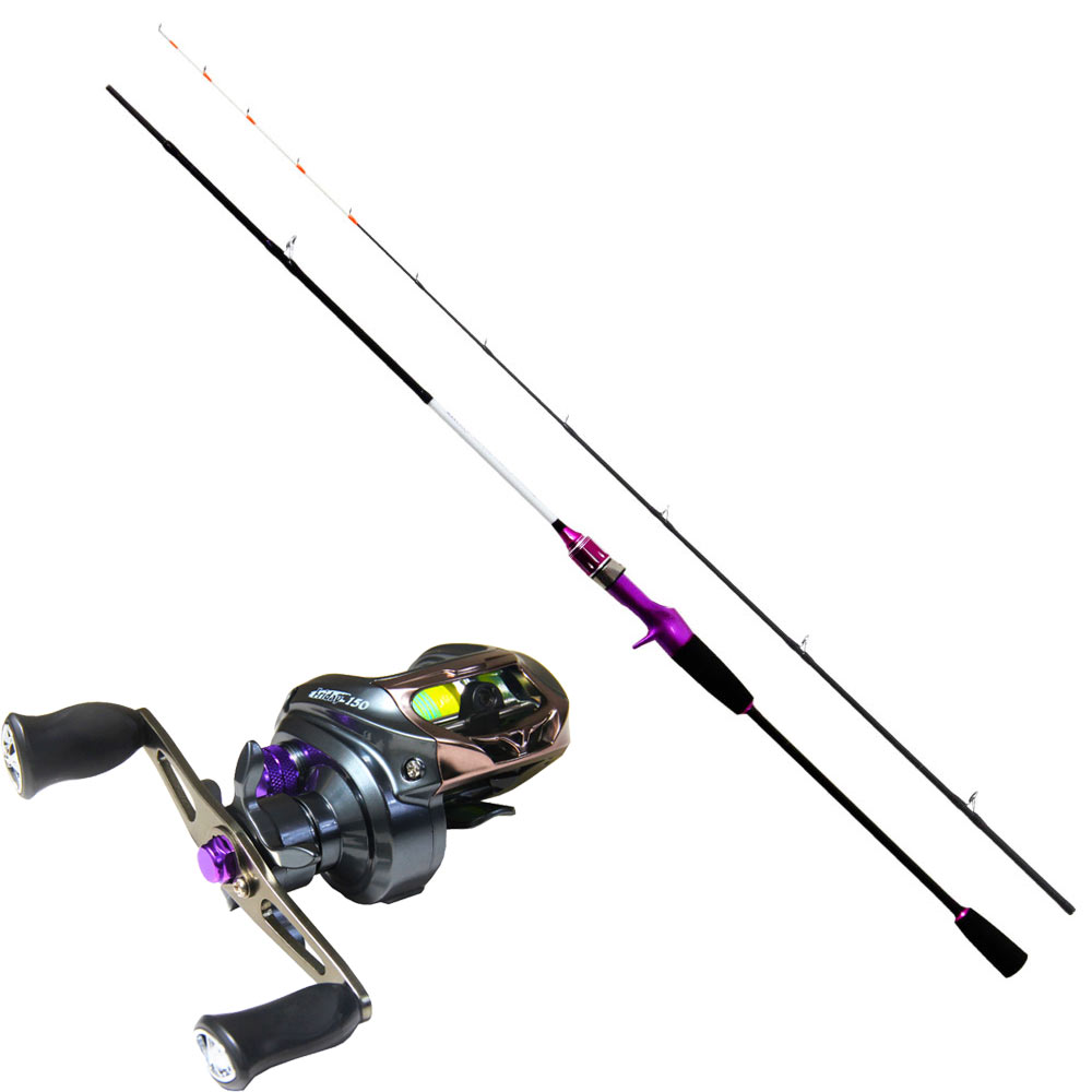 楽天市場】Friday フライデー イカメタル 6.6ft ロッド ＆ リール