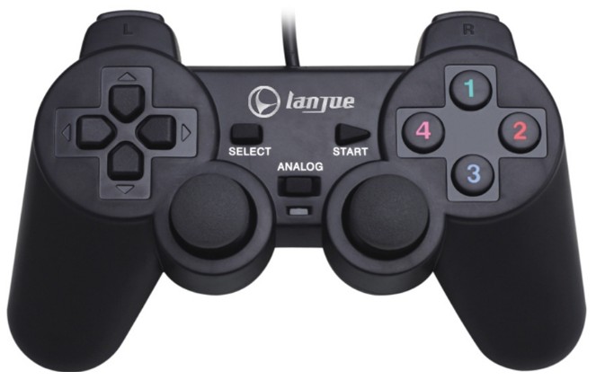 楽天市場】USBゲームコントローラ PCコンピュータゲームコントローラ