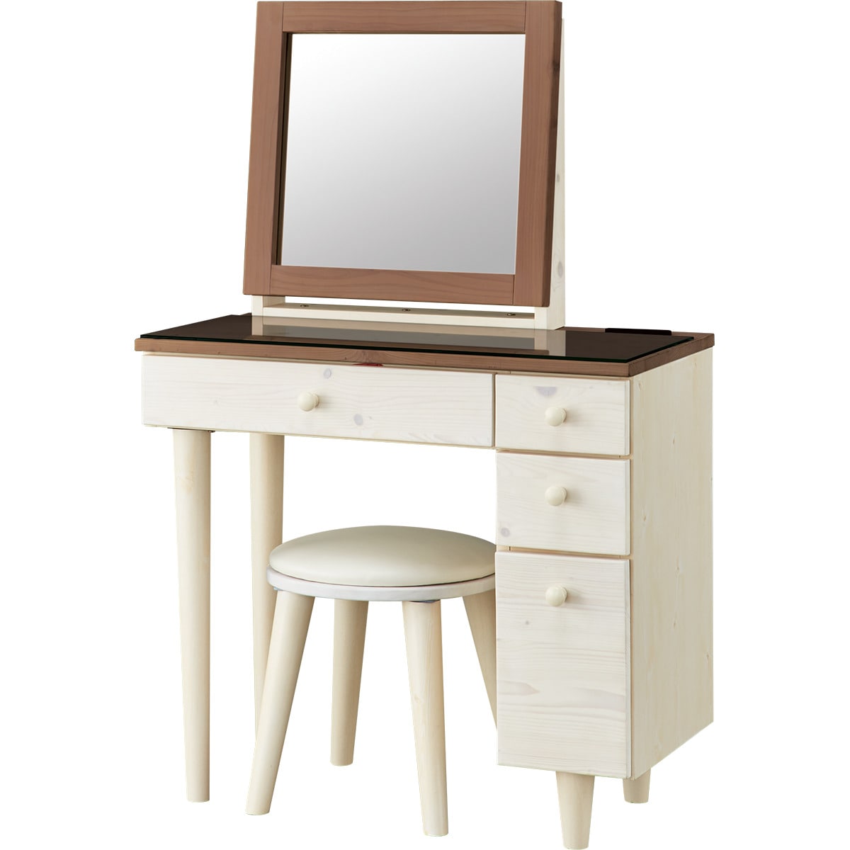 楽天市場】一面鏡ドレッサー (DR-008 WW) ニトリ 【配送員設置商品