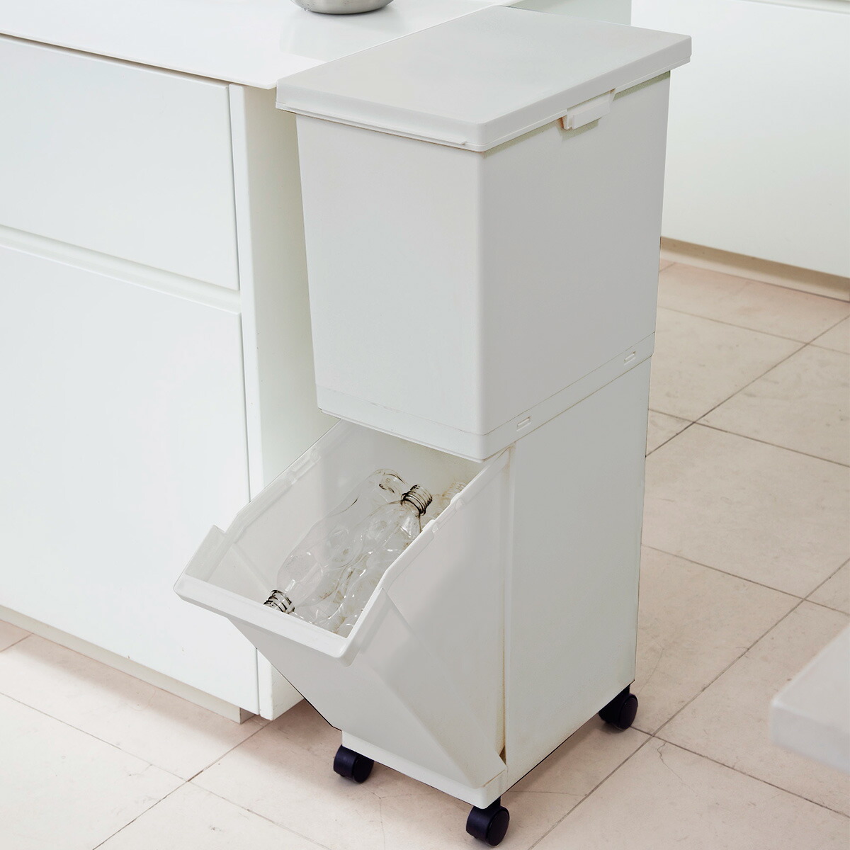 楽天市場】[幅23.5cm] スリム分別ペール2段 (36L) ニトリ 【玄関先迄