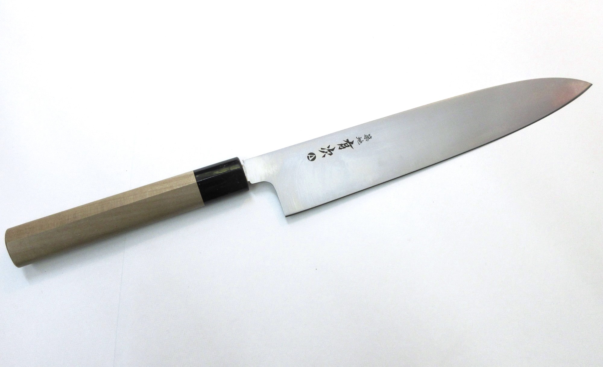 楽天市場】正本総本店 和牛刀 玉白鋼 24センチ 正本 KS3124 黒水牛 木