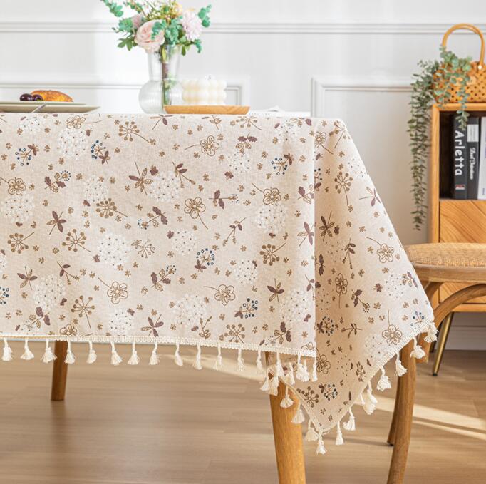 楽天市場】テーブルクロス 立体柄 ホワイト フリンジ 180×180 マルチ