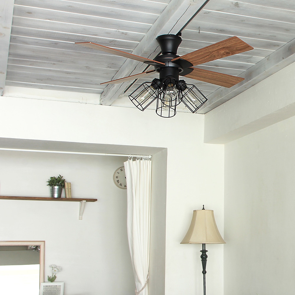 VINTAGE シーリングファン エジソン電球付(4灯) | リグナ通常品