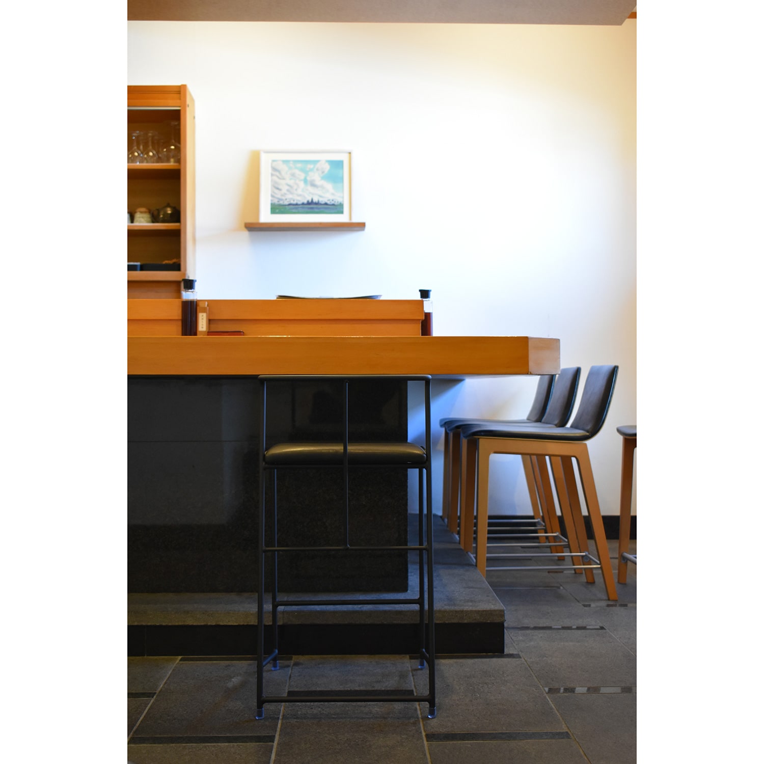 杉山製作所 CROCE カウンターチェア (座面高さ57cm 張地ランクAランク