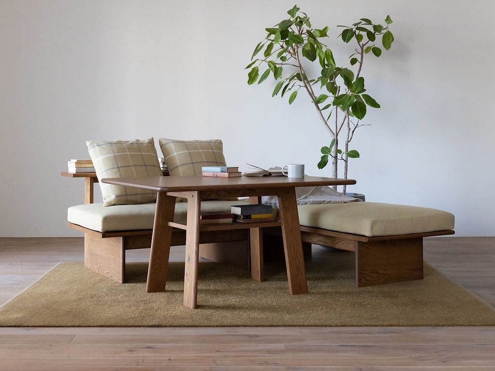 lala】Rigna・リグナ【プロント】 1Pソファ・ウォールナット lala