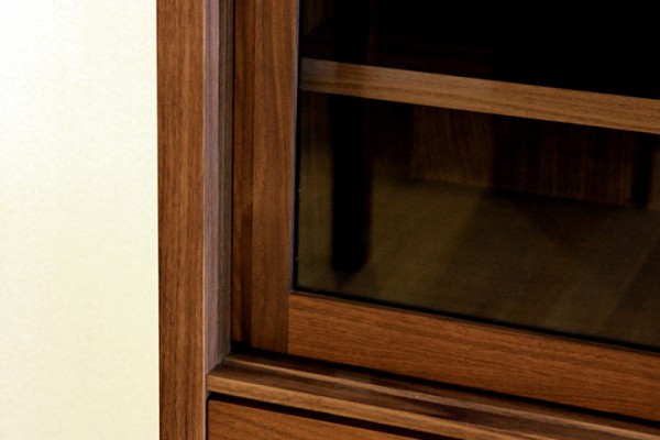 カノ カップボード ロータイプ 85(ウォールナット) | 高野木工(TAKANO