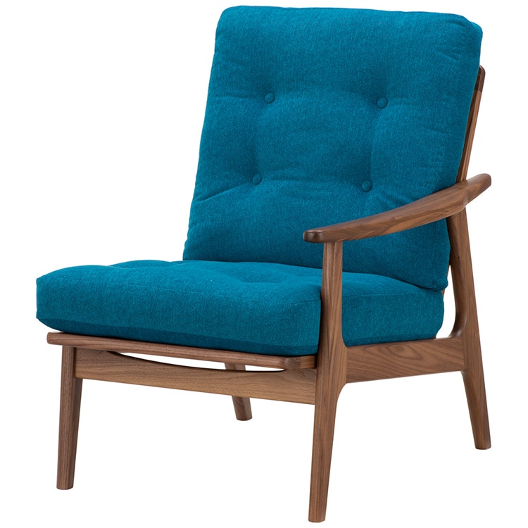 マルニ60プラス ハイバック1シーター 片肘(ウォールナット) | マルニ