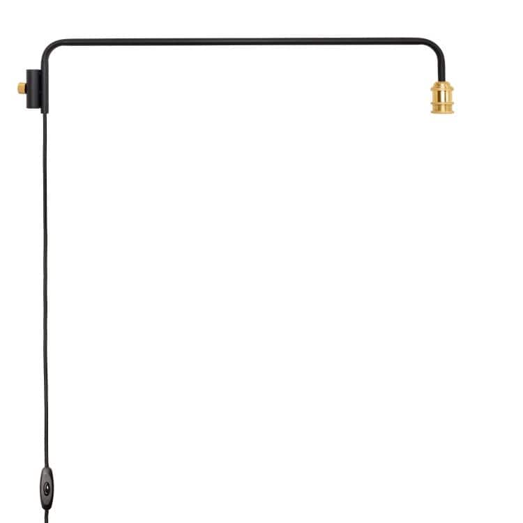 ドローアライン ランプアーム L＋シェード セット / ブラック(縦