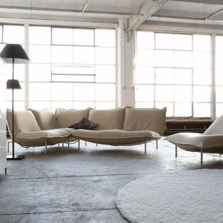 ロゼ カラン リクライニング(2人掛け（スチール脚）) | リーンロゼ