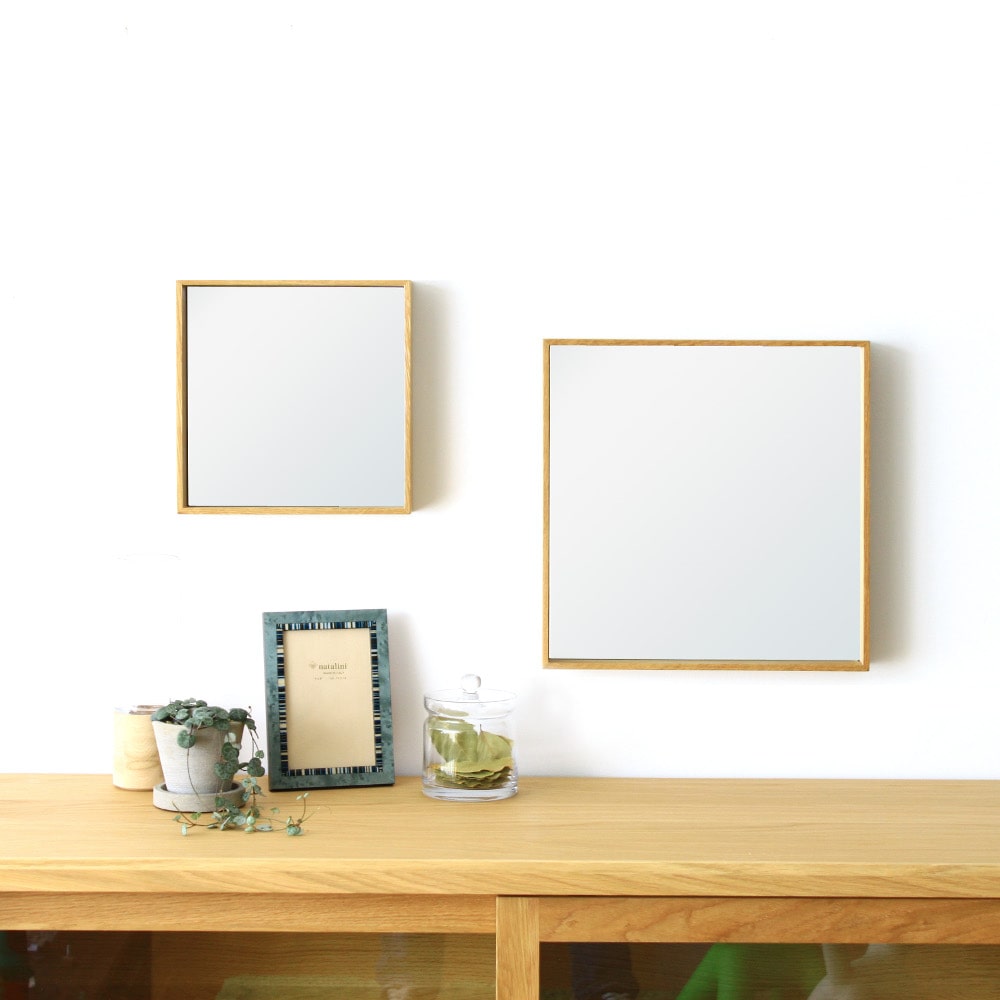 ボックス ミラー(正方形) | 高野木工(TAKANO MOKKOU) | リグナテラス