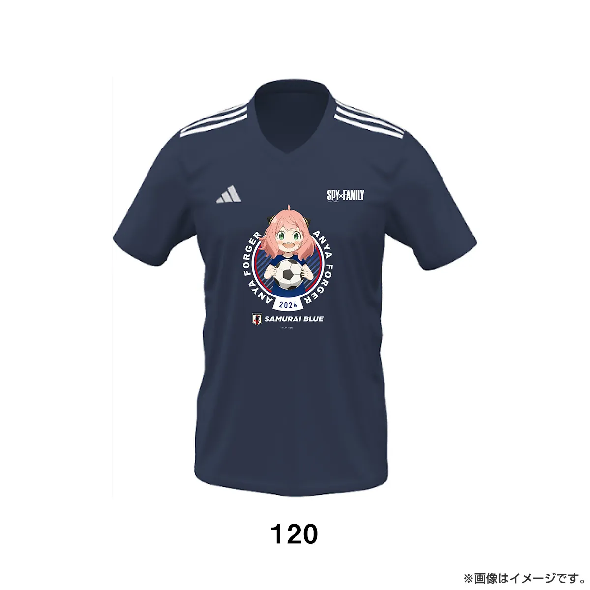 SPY×FAMILY Tシャツ サッカー日本代表ver.（紺・M～XL）