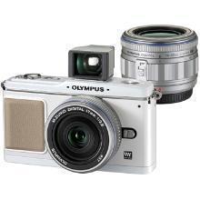 オリンパス PEN E-P1 ツインレンズキット ホワイト | ミラーレス一眼