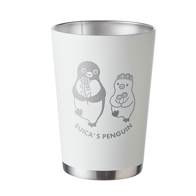 Suicaのペンギン ステンレスタンブラーL（お花摘み）:TRAINIART JRE