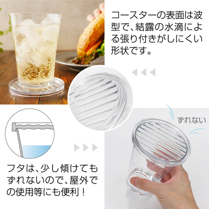 チェアーズカップ 380ml 【4個セット】コースター兼フタ付 – TAKEYA