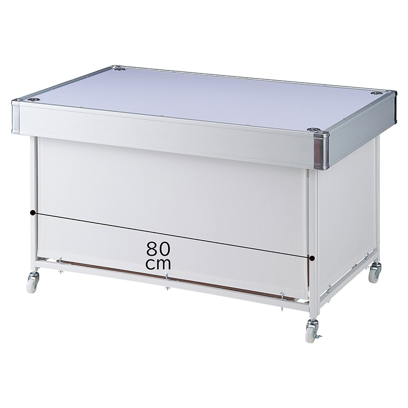 ストア・エキスプレス 平台ワゴン 白 W90cm 61-753-36-1 1台（ご注文