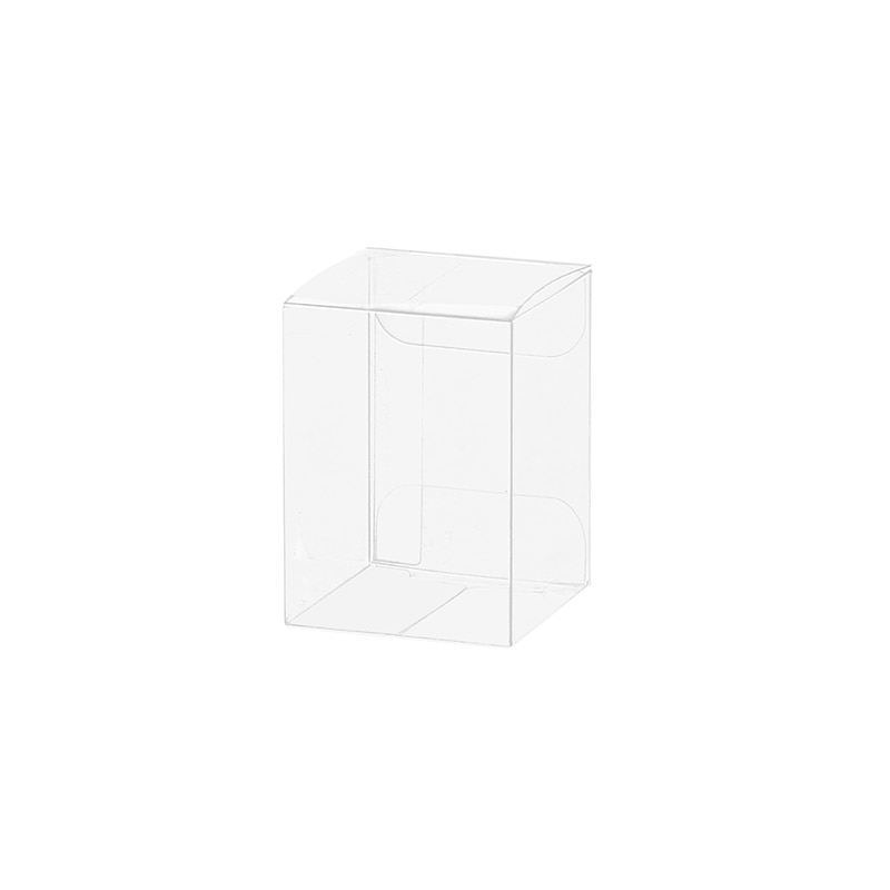 HEIKO PVC クリスタルボックス V 40×40×55 無地 10枚/袋 006850101