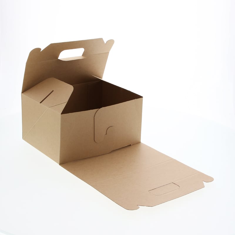 HEIKO 箱 ネオクラフト キャリーボックス L ケーキ6～7個用 20枚/袋