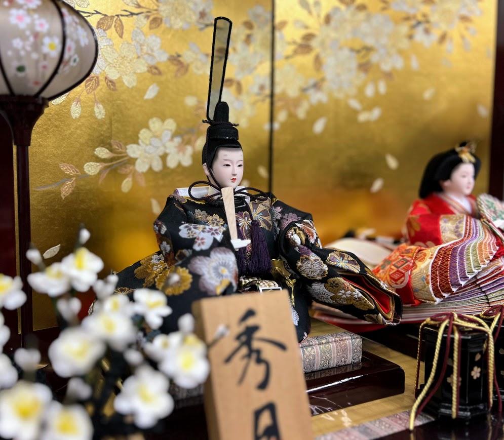 浜松市浜名区のS様は秀月オリジナルの豪華絢爛なお雛様 | 人形の秀月