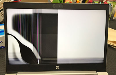 HP ProBook 450 G7 落下による液晶割れの修理 | パソコン修理ならPC本舗