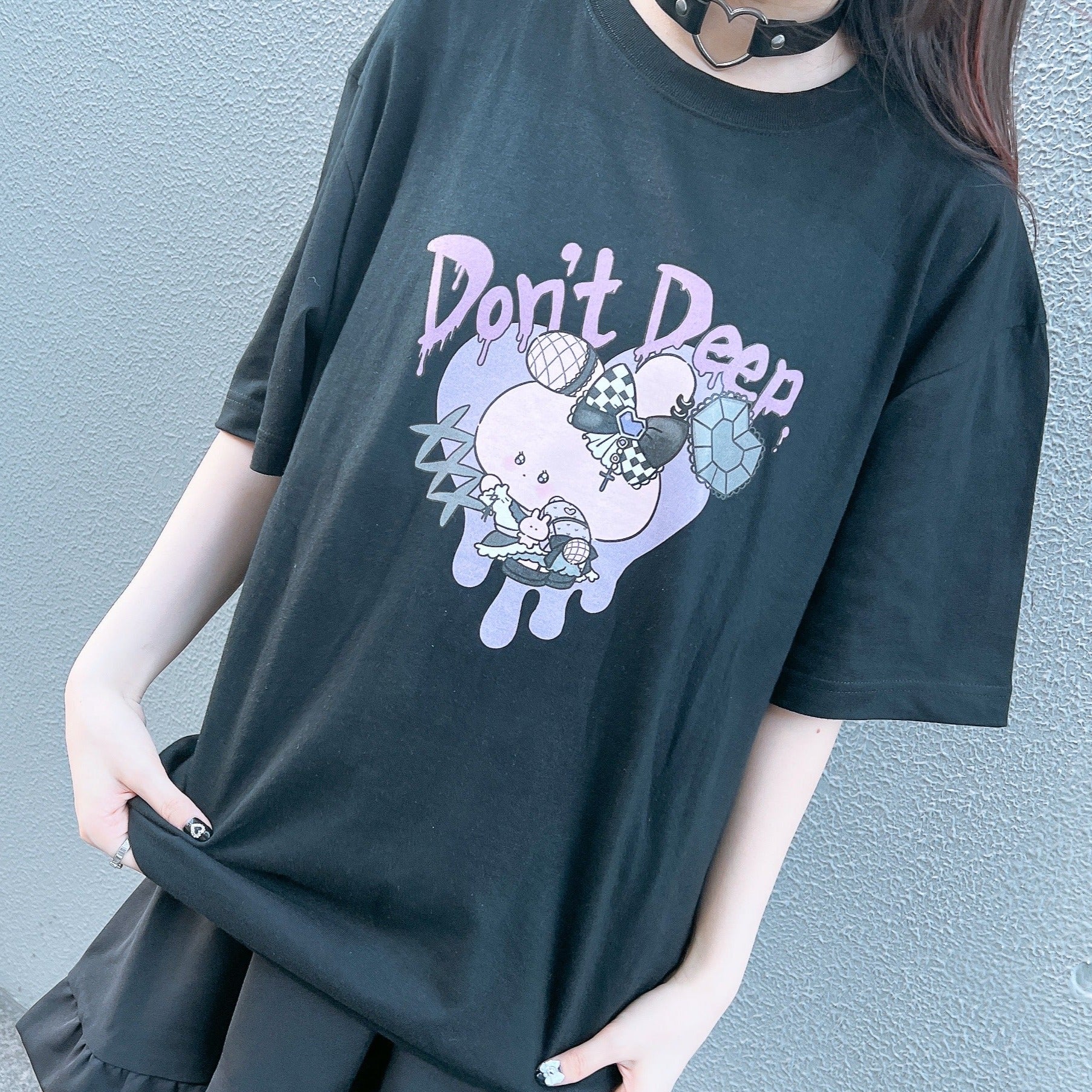 あさみみちゃん】半袖プリントTシャツ（地雷） – SimpleSideMascots