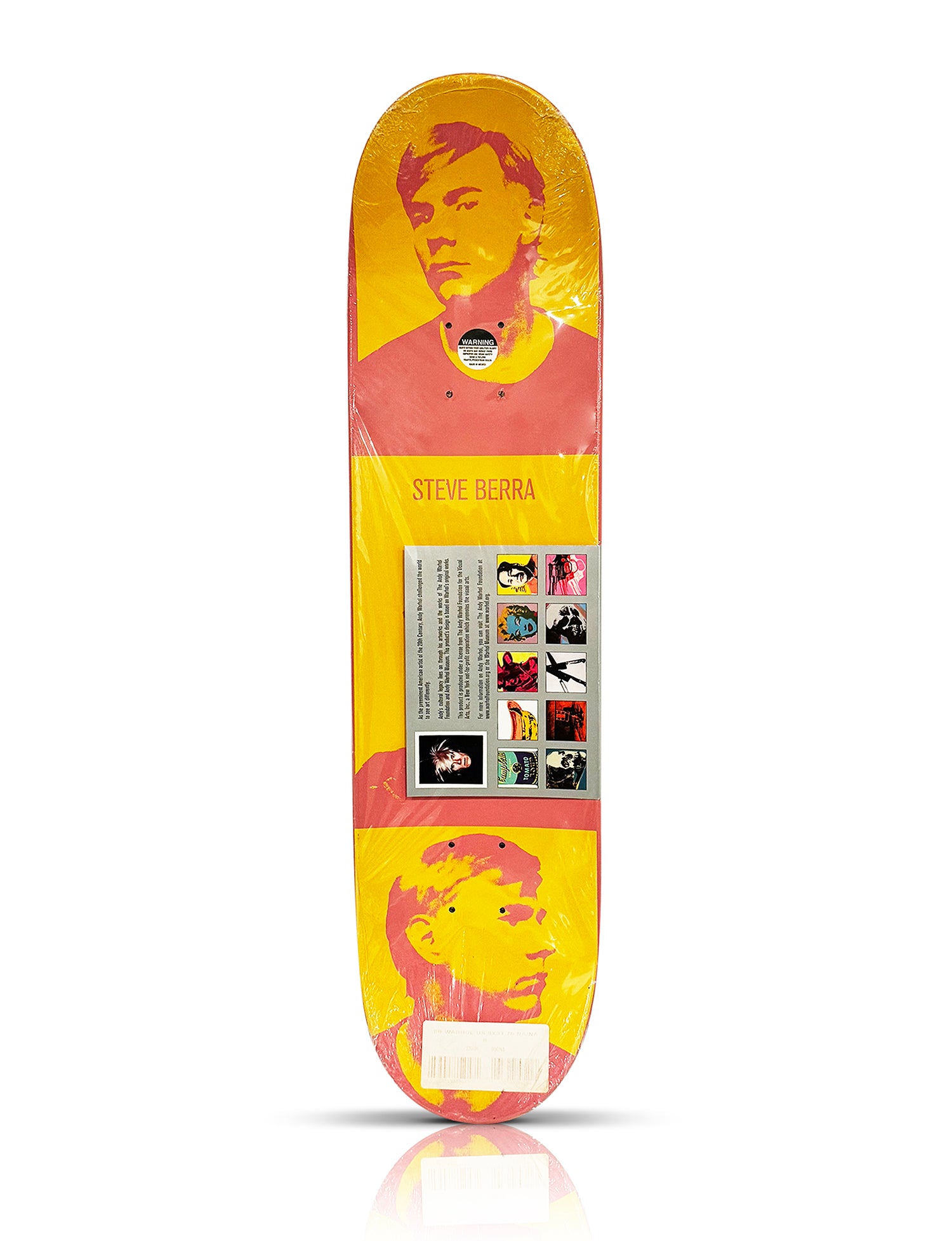 ANDY WARHOL x Alien Workshop 'Mao' (2011) Skateboard Deck (yellow