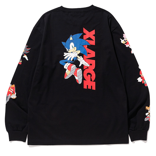 SEGA | ソニックチャンネル | XLARGE×SONIC ロングスリーブTシャツ