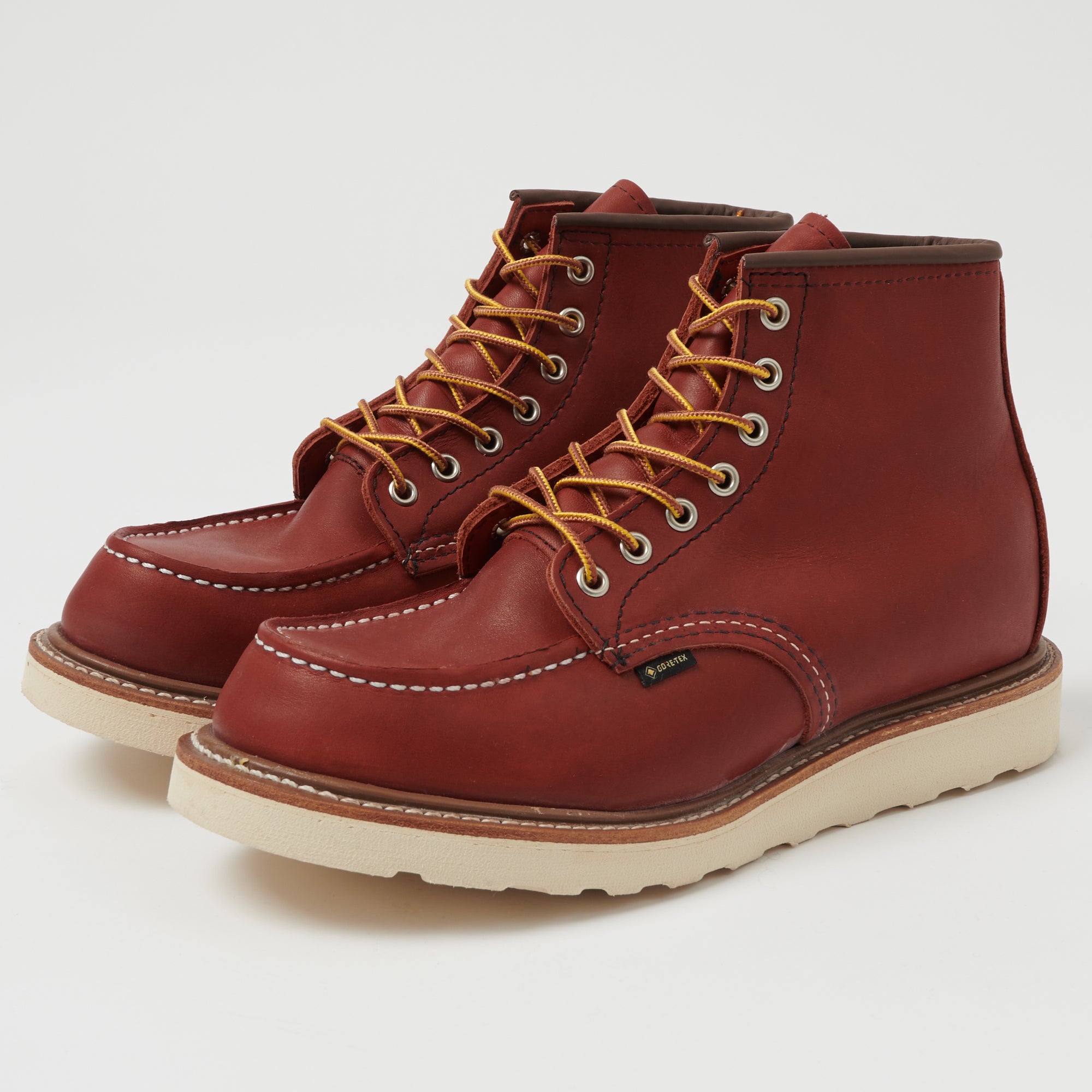 Red Wing 8209 Norway Moc Toe Work Boot - Oro Russet – SON OF A STAG
